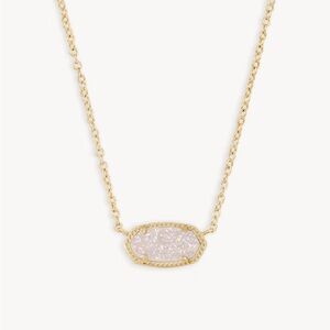 Kendra Scott Gold Necklace with Pink Pendant